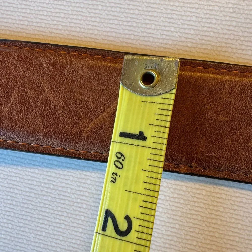 3D Belt Co Brown Leather Western Belt Mens Size 50